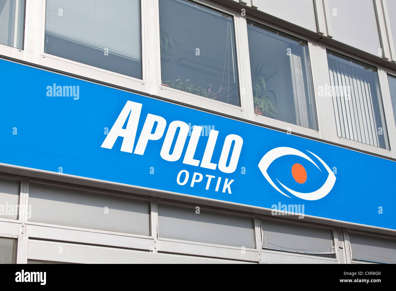 Apollo Optik, logo, signalétique, Germany, Europe Banque D'Images