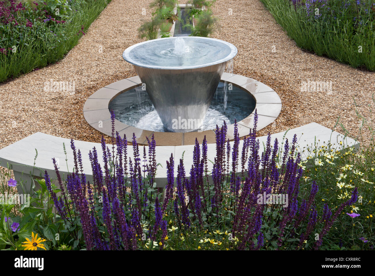 Un match parfait jardin conçu par Harry's Gold Bronze étoiles Tatton Park RHS Flower Show 2012 Banque D'Images