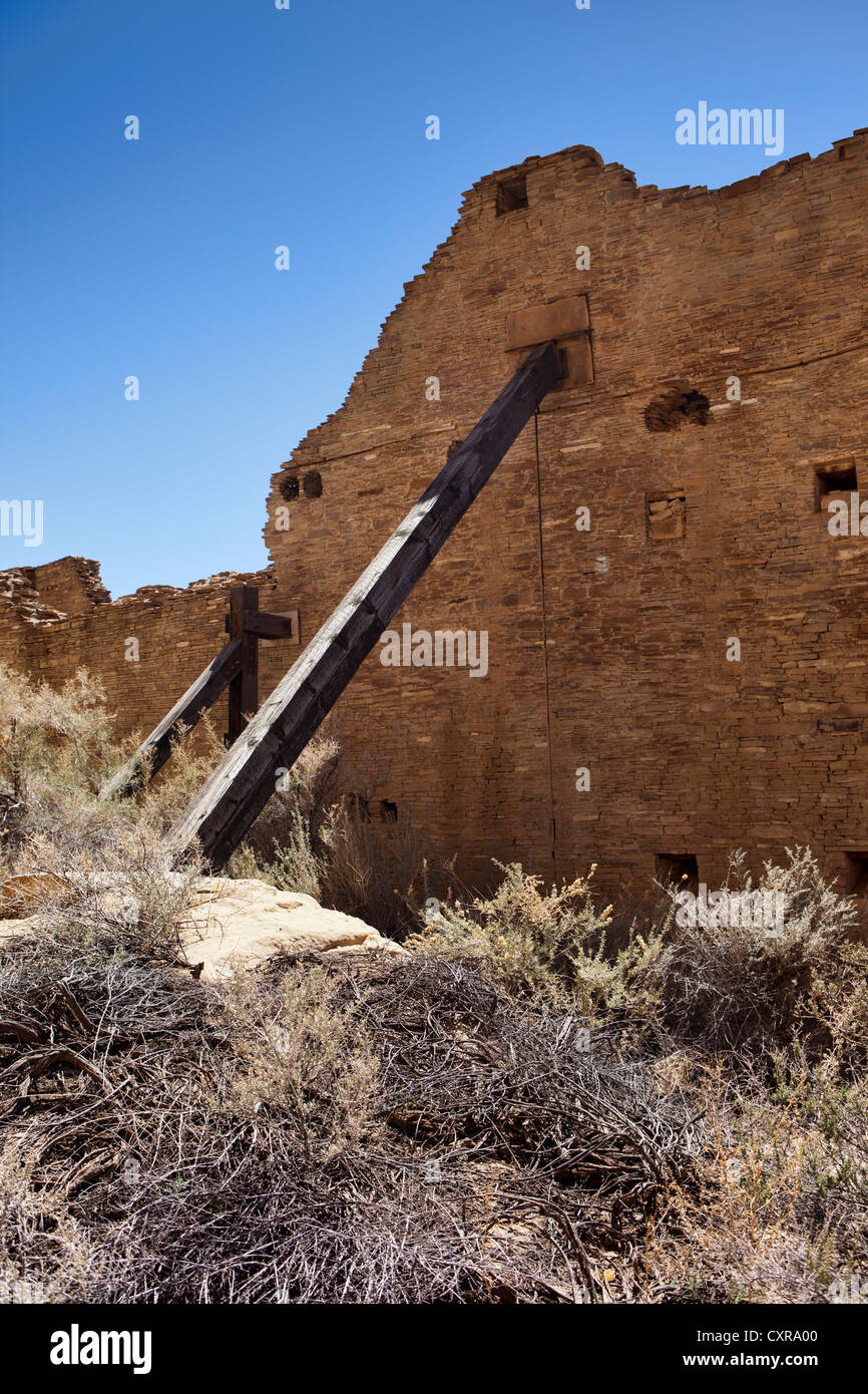 Le Chaco, National Historical Park, site du patrimoine mondial, New Mexico, USA Banque D'Images