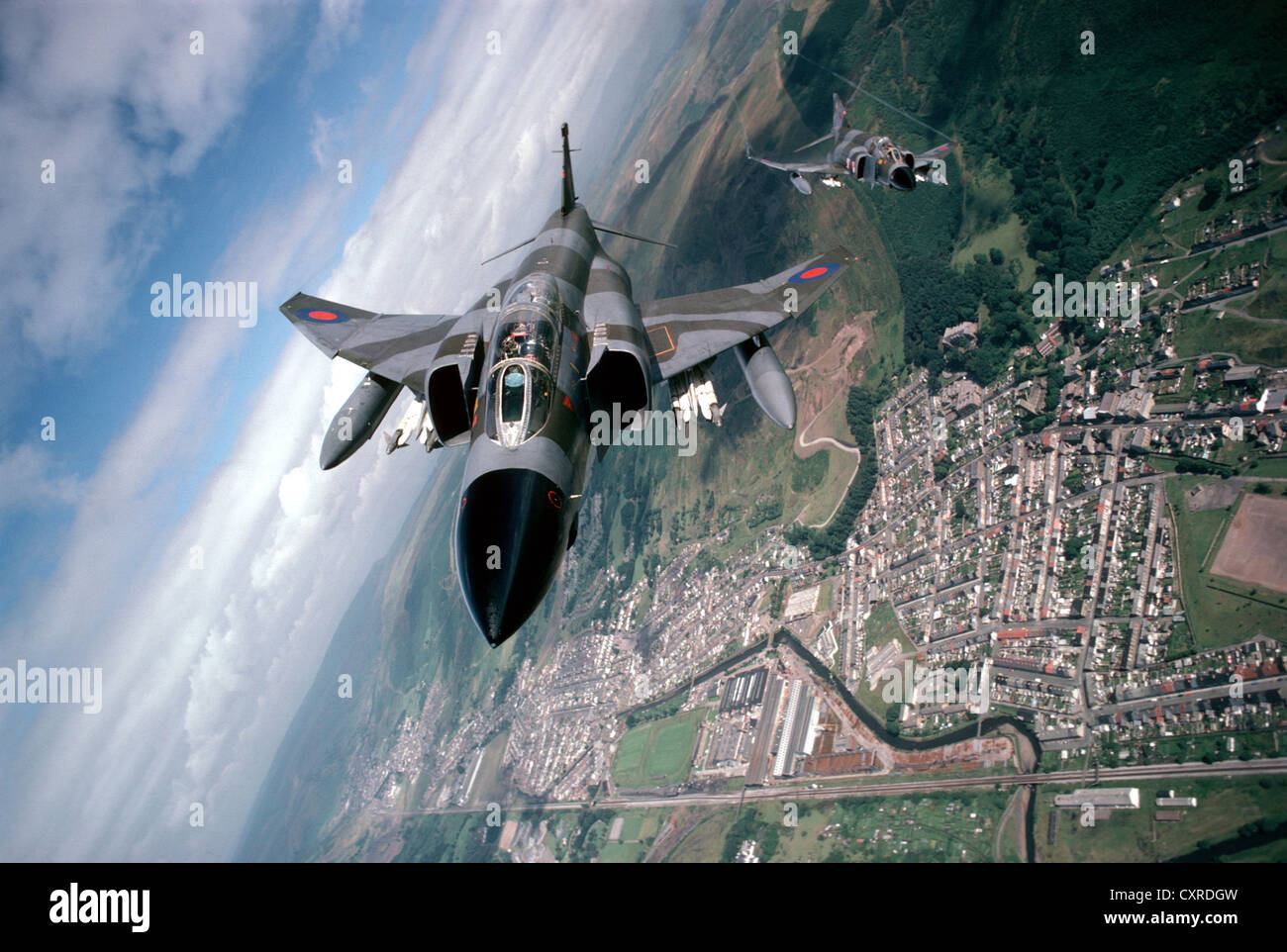 Phantoms de RAF Banque D'Images