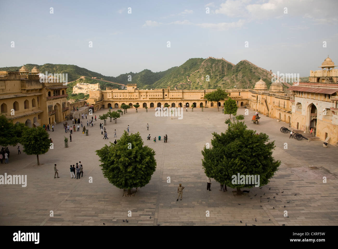 Le Fort Amber à Jaipur, Inde. Banque D'Images
