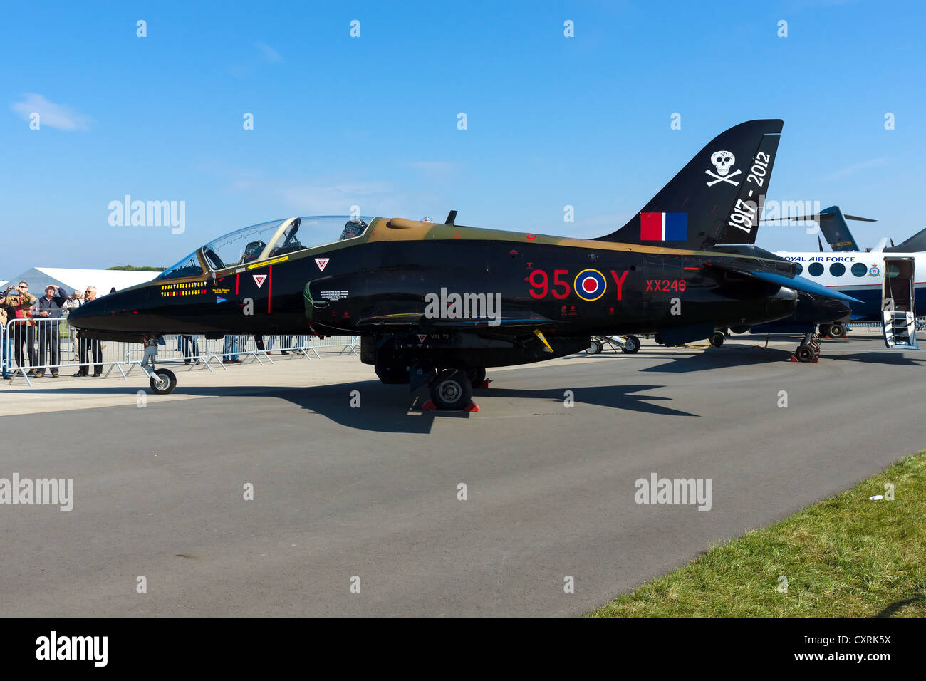 RAF BAE Hawk T1 est un mono-moteur britannique Banque D'Images