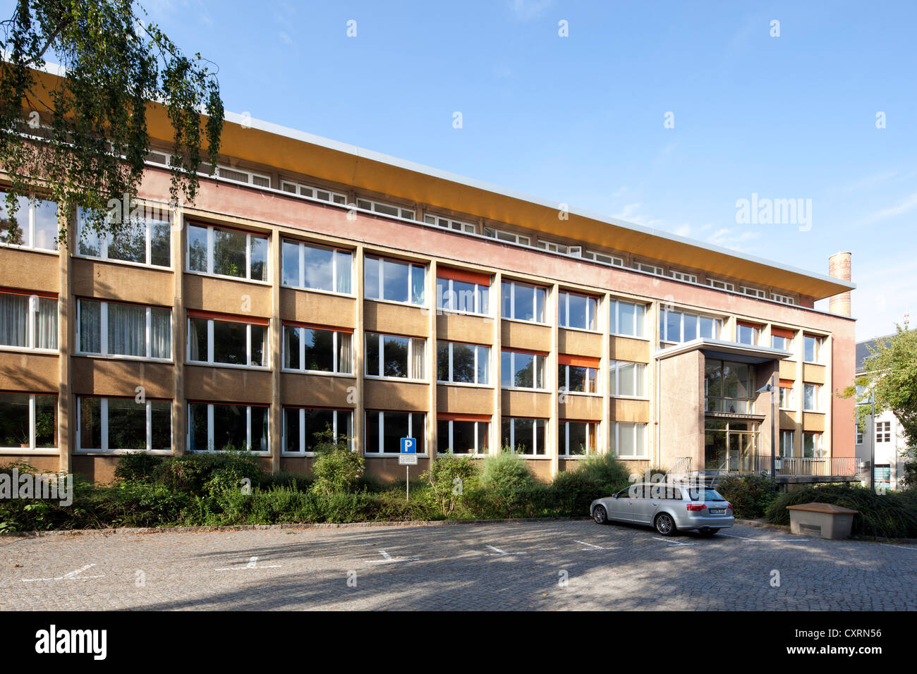 Université de technologie de Dresde, Kutzbach building, Dresde, Saxe, Allemagne, Europe, PublicGround Banque D'Images