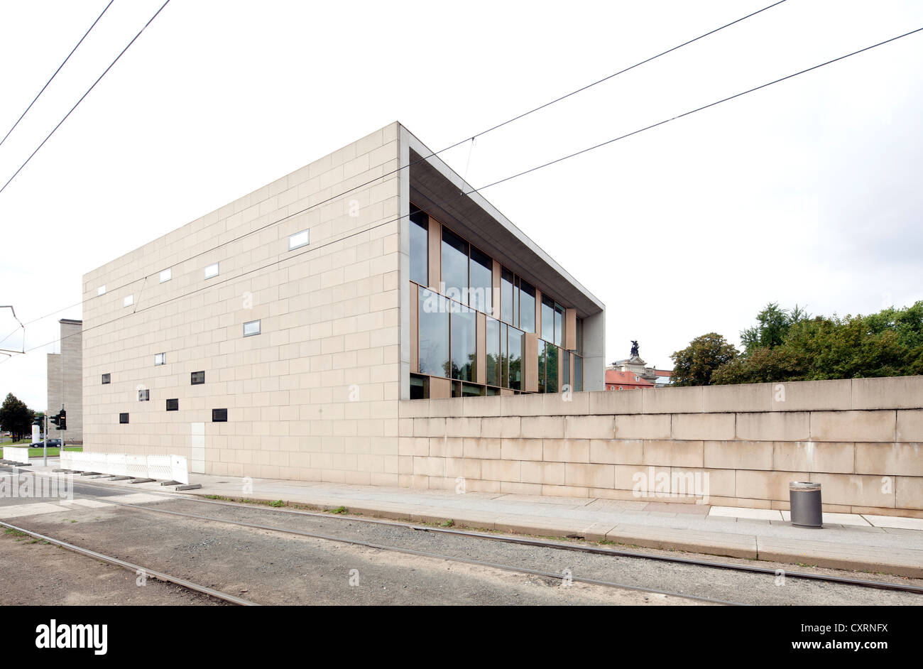 Nouvelle synagogue, Dresde, Saxe, Allemagne, Europe, PublicGround Banque D'Images