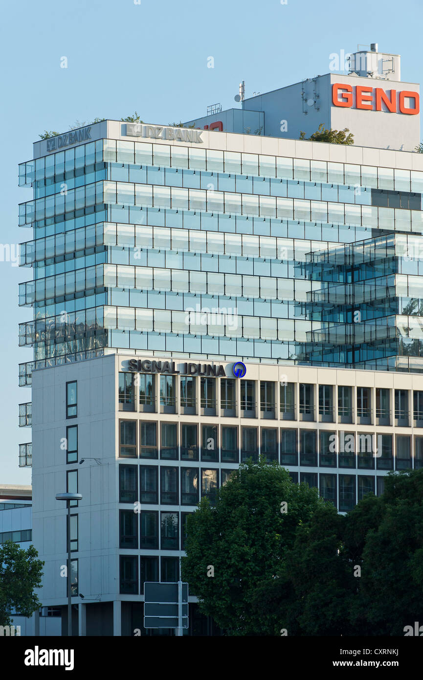 Geno-Haus, bâtiment de la Société coopérative de Wurtemberg, Stuttgart, Bade-Wurtemberg, Allemagne, Europe Banque D'Images