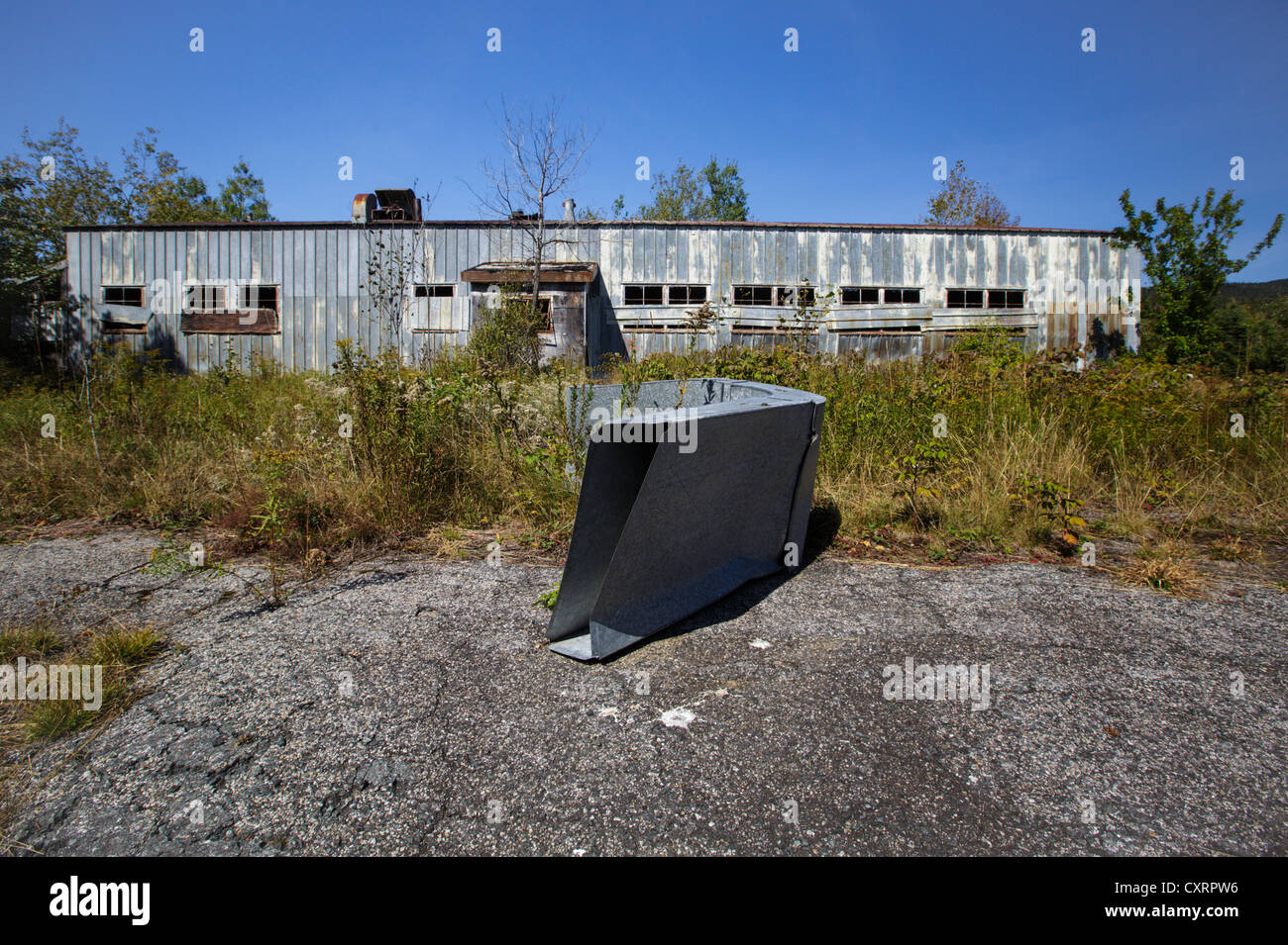 Lyndonville Air Force Station sur East Mountain à East Haven, Vermont. L'US Air Force a construit la station radar de North Concord au sommet de East Mountain. Banque D'Images