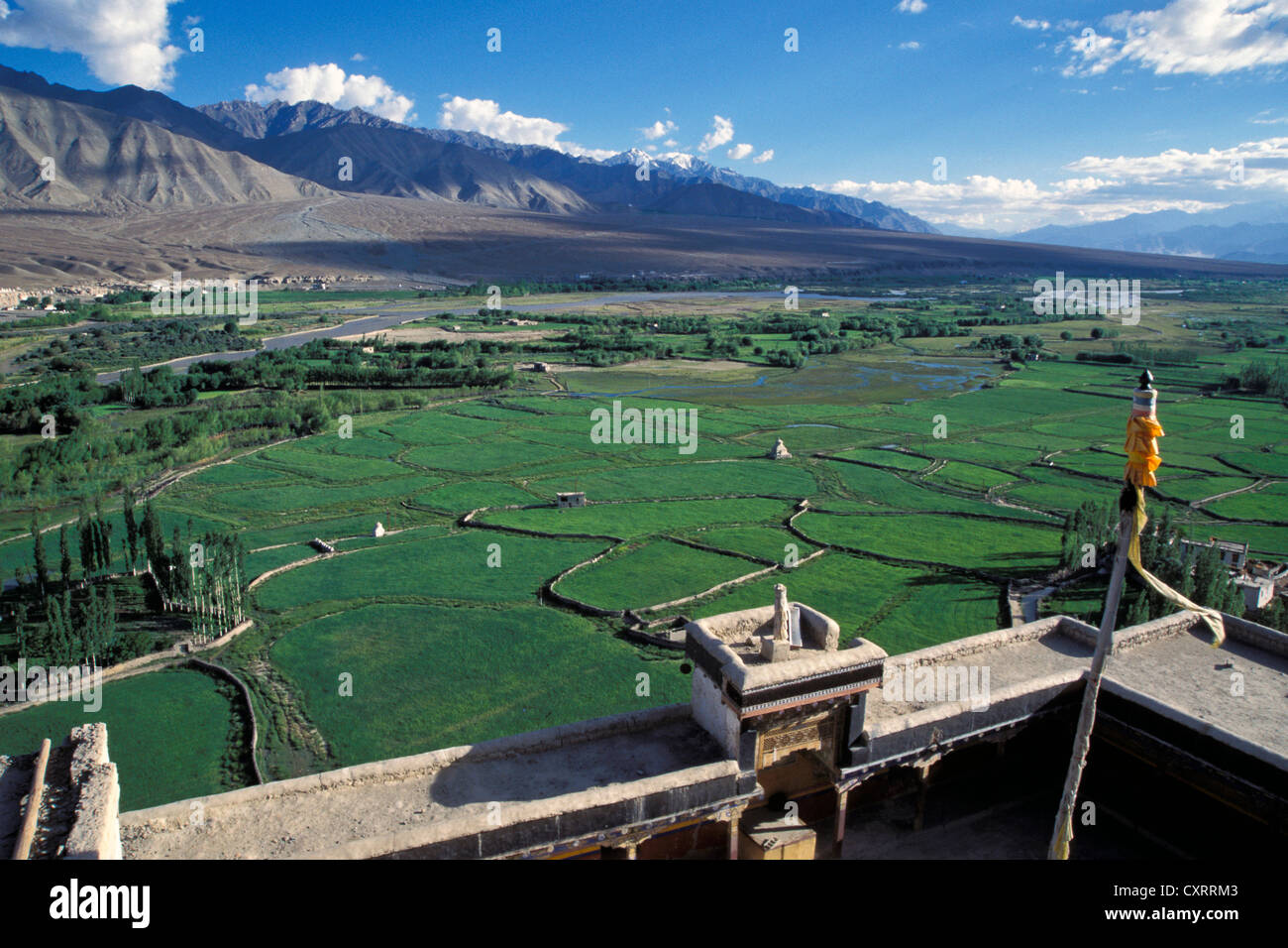 Vallée de l'Indus, le monastère de Tikse, Ladakh, Himalaya indien, l'Inde du Nord, Inde, Asie Banque D'Images