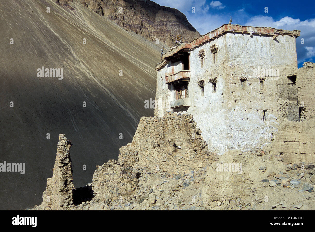 Palais de Zangla, vallée du Zanskar, Ladakh, Zanskar, le Jammu-et-Cachemire, Himalaya indien, l'Inde du Nord, Inde, Asie Banque D'Images