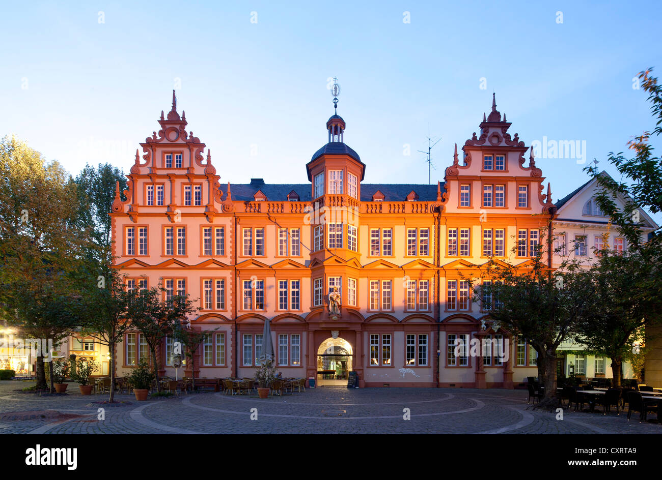 Musée Gutenberg, ex-Roemischen Haus zum Kaiser Hotel, Mayence, Rhénanie-Palatinat, Allemagne, Europe, PublicGround Banque D'Images