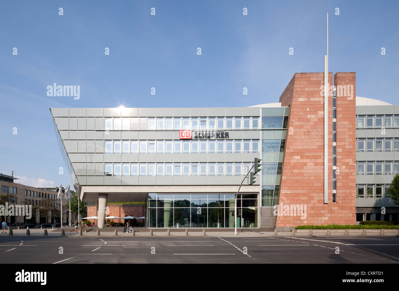 DB Schenker office building, Mayence, Rhénanie-Palatinat, Allemagne, Europe, PublicGround Banque D'Images