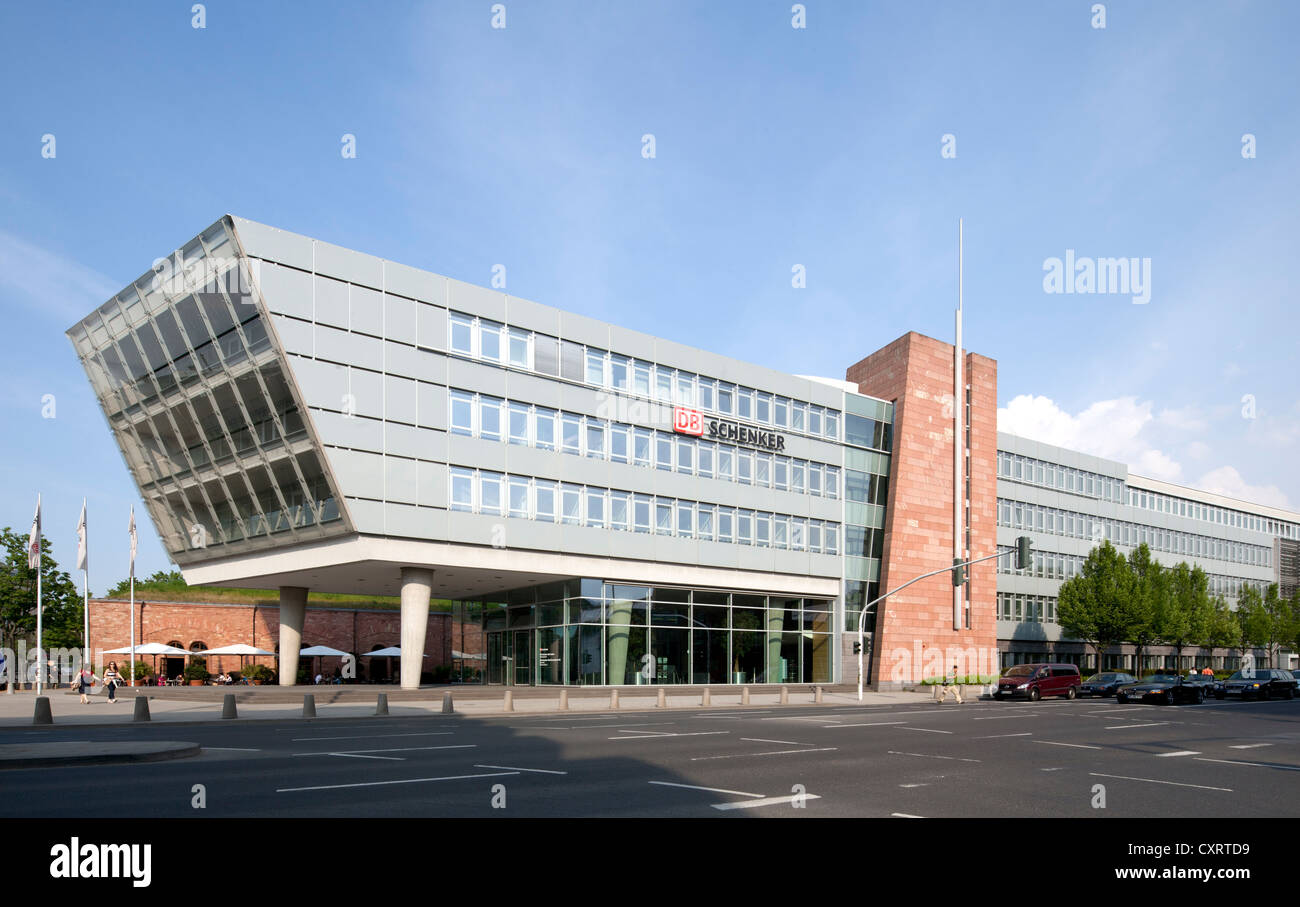 DB Schenker office building, Mayence, Rhénanie-Palatinat, Allemagne, Europe, PublicGround Banque D'Images