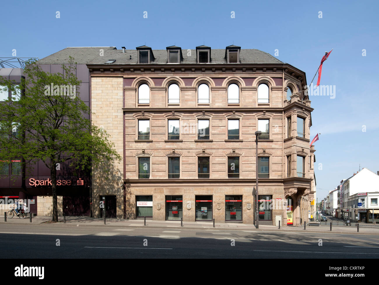 Bureau principal de la Caisse d'épargne, de Mayence Mayence, Rhénanie-Palatinat, Allemagne, Europe, PublicGround Banque D'Images