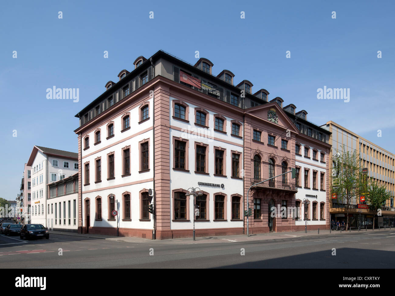 Ex-Stadioner Hof, bureaux et commerces bâtiment, Mayence, Rhénanie-Palatinat, Allemagne, Europe, PublicGround Banque D'Images