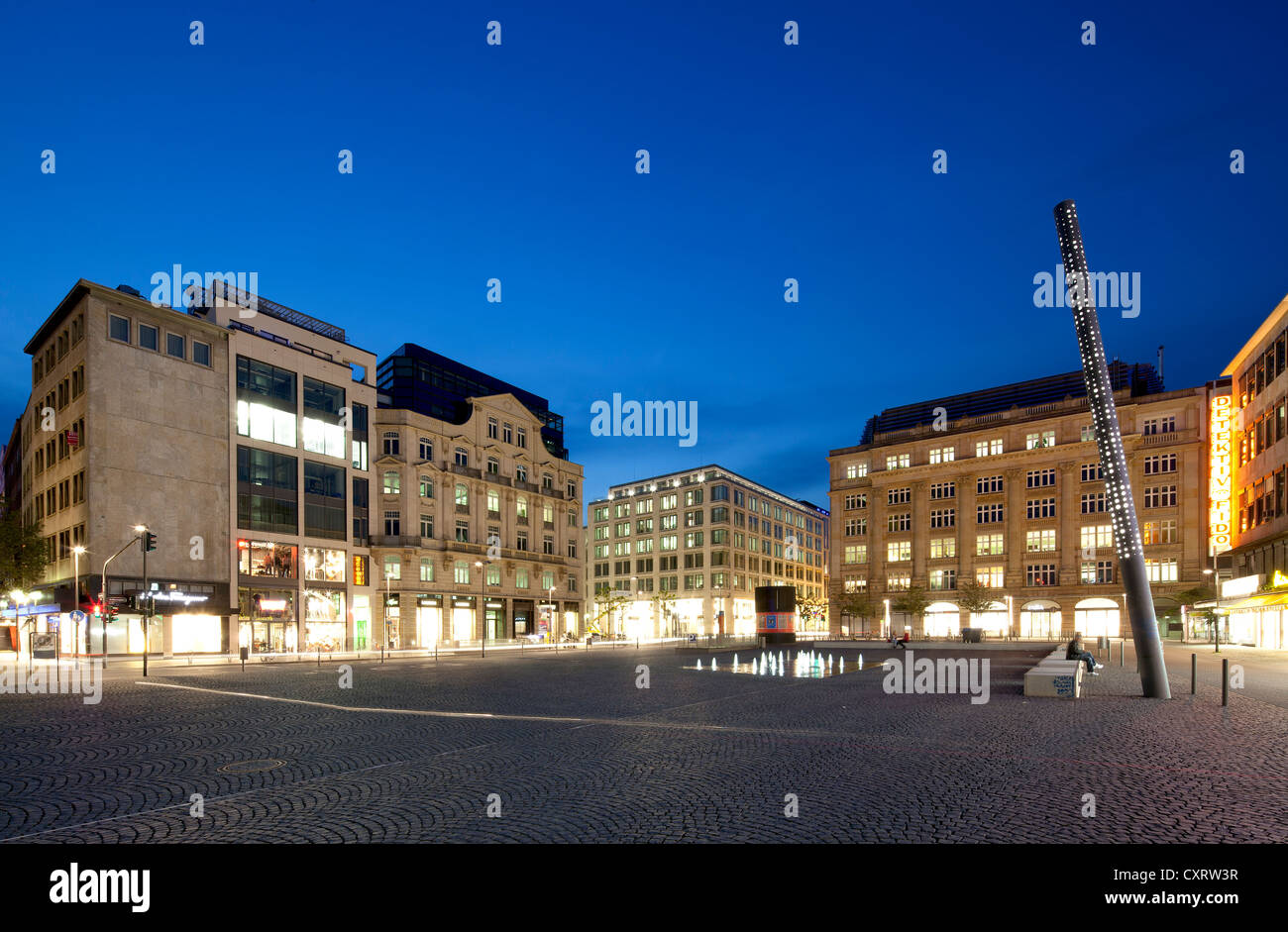 Square Rathenauplatz, place Goetheplatz, Frankfurt am Main, Hesse, Germany, Europe, PublicGround Banque D'Images