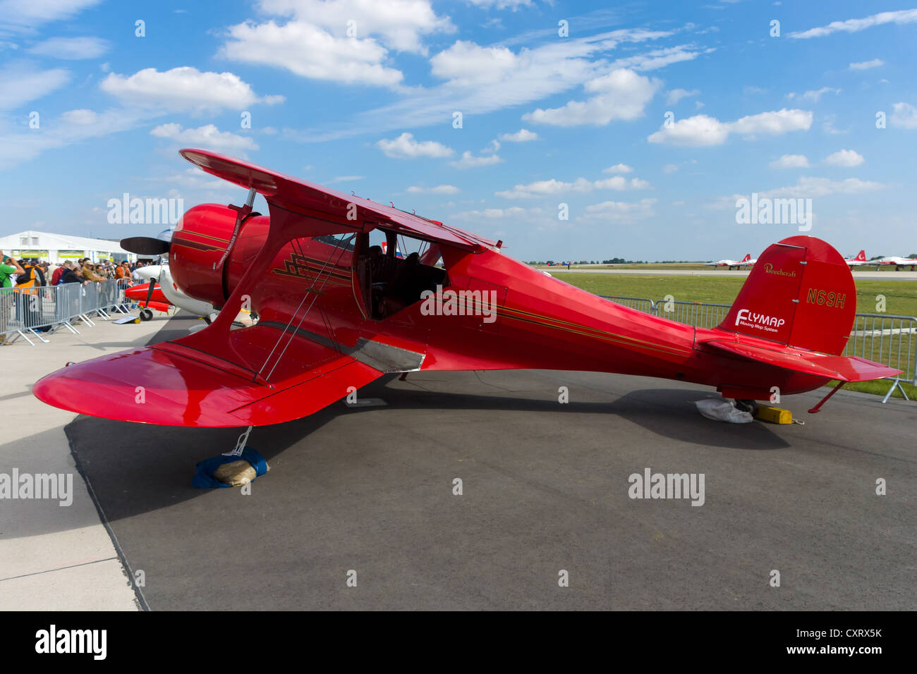 Beechcraft Model 17 Staggerwing Banque D'Images
