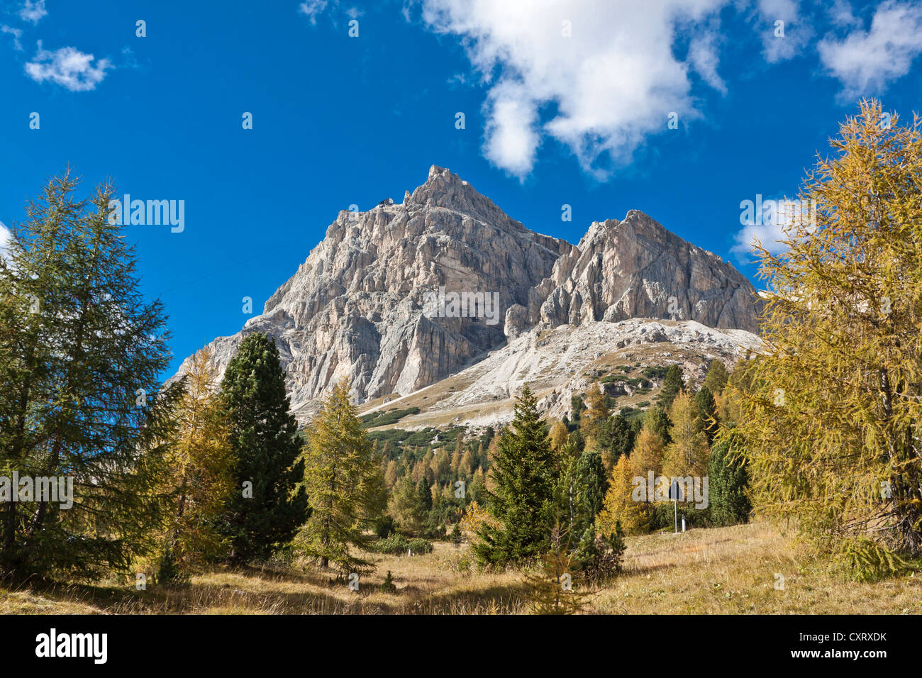 Lagazuoi mountain, 2778 m, col Falzarego, Dolomites, Italie, Europe Banque D'Images