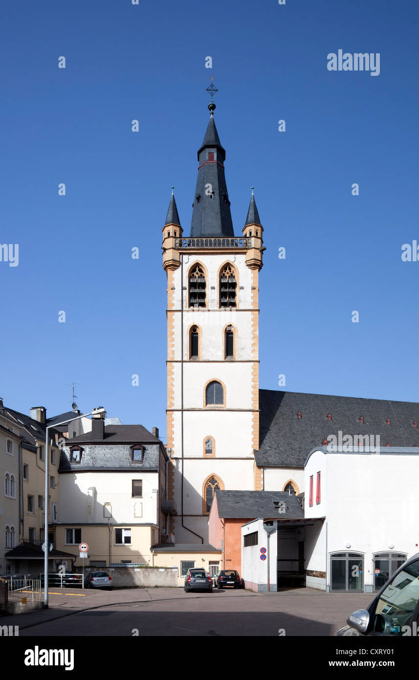 Église Saint Gangolf, Trèves, Rhénanie-Palatinat, Allemagne, Europe, PublicGround Banque D'Images