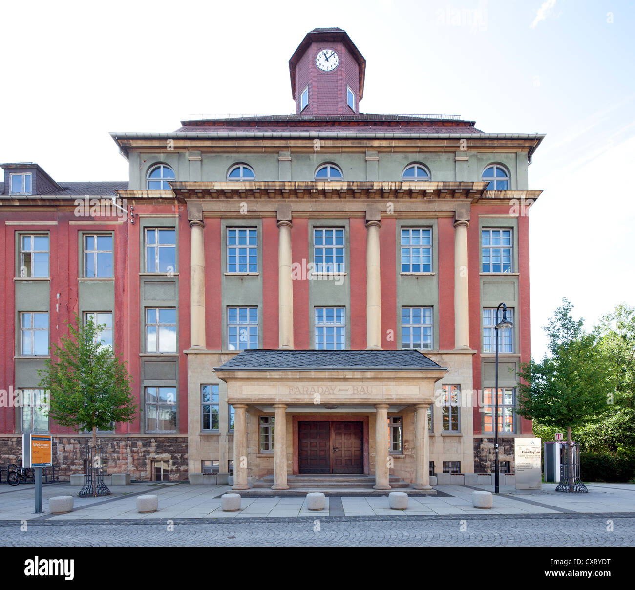 L'Université technique d'Ilmenau, Faraday, Ilmenau, Thuringe, Allemagne, Europe, PublicGround Banque D'Images