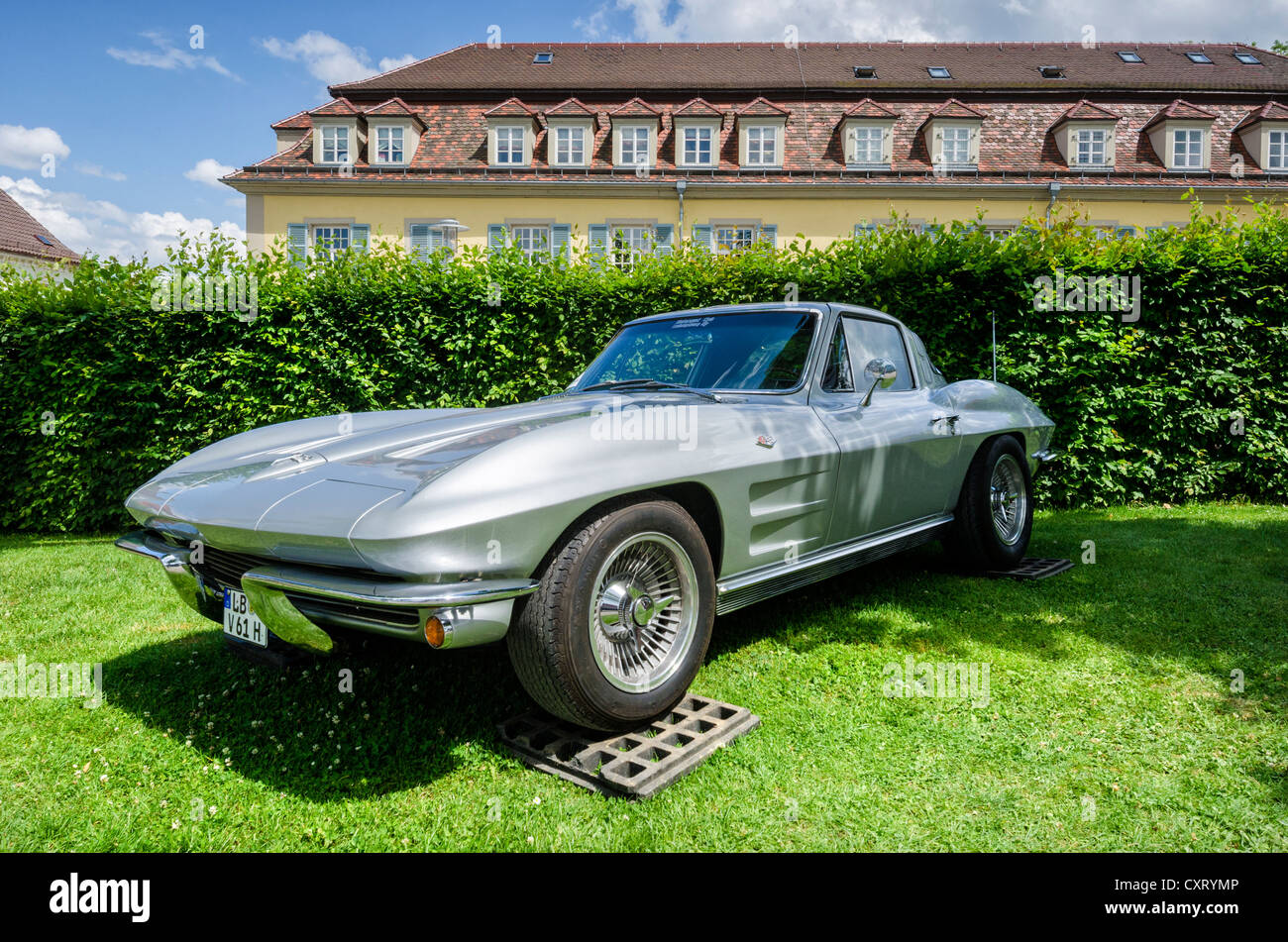 U.S.-American Chevrolet Corvette C2 'Sting', à partir de l'année 1965, le festival de voitures 'Retro Classics rencontre' Barock Banque D'Images