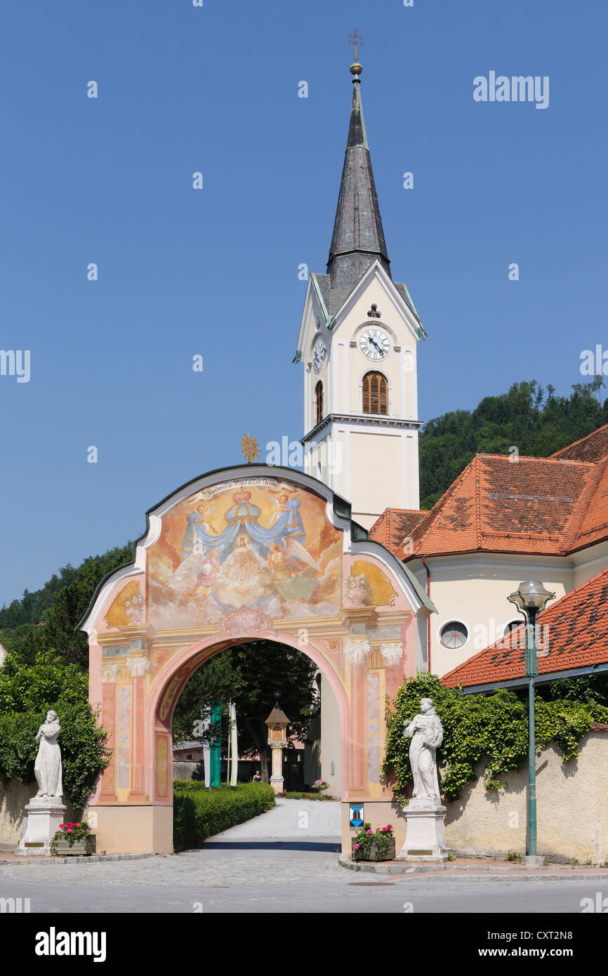 Église de pèlerinage de Maria Lankowitz, dans l'ouest de la Styrie, Styrie, Autriche, Europe Banque D'Images