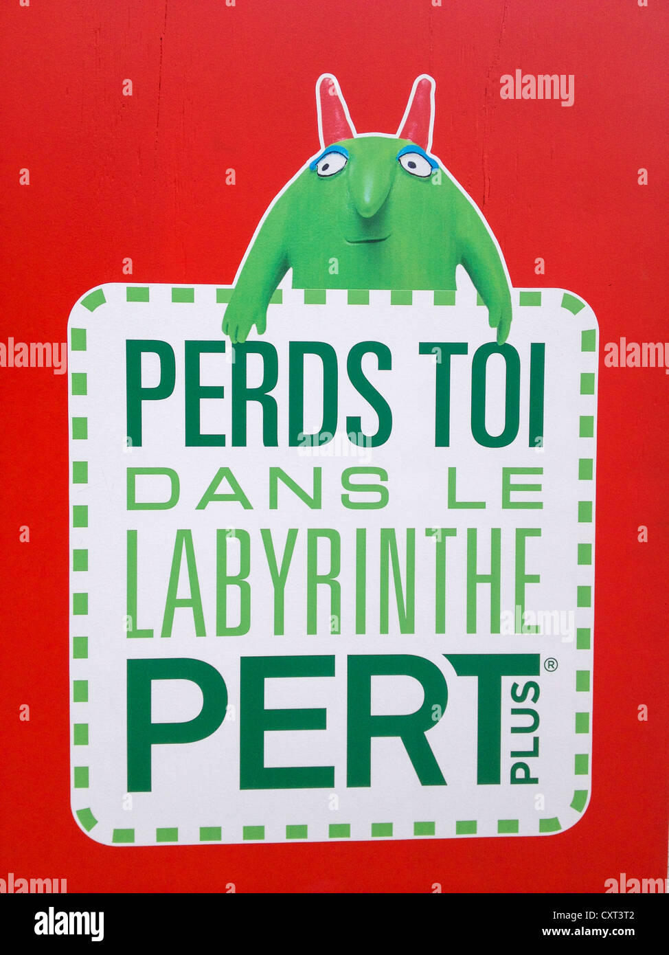 Vous-même "lâche dans le labyrinthe, dit cette affiche au Festival Juste pour rire à Montréal Canada Banque D'Images