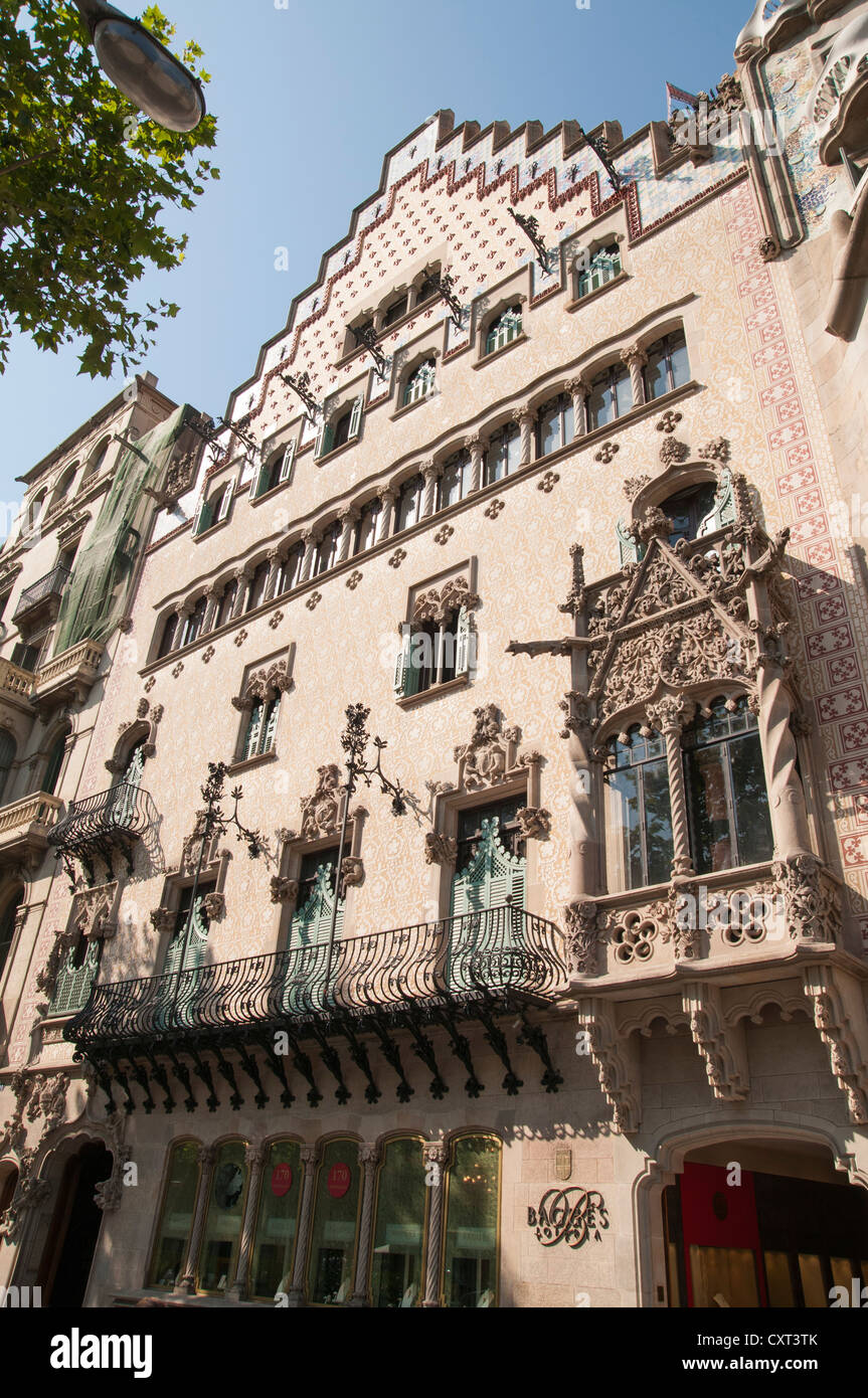 Casa Amatller, Barcelone, Catalogne, Espagne, Europe Banque D'Images