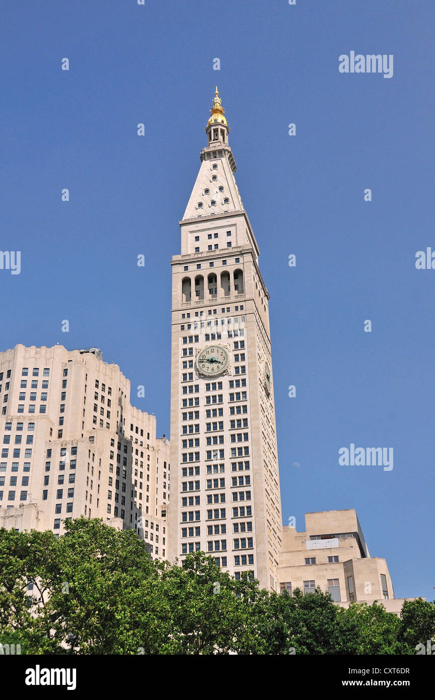 Tour MetLife, Metropolitan Life Insurance Company Construction, Manhattan, New York City, New York, USA, Amérique du Nord Banque D'Images