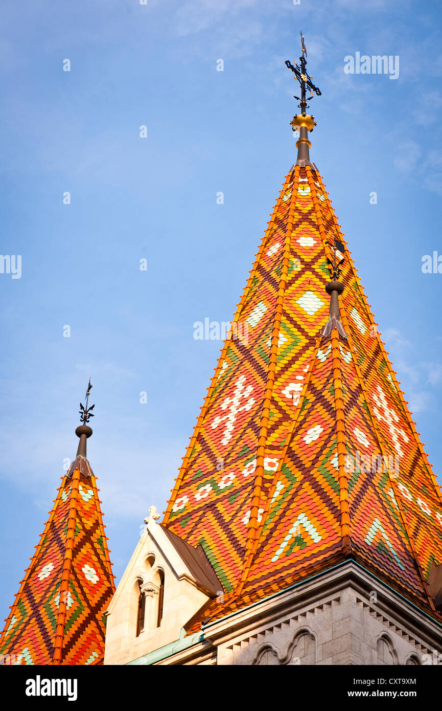 L'église Matthias, Budapest Banque D'Images