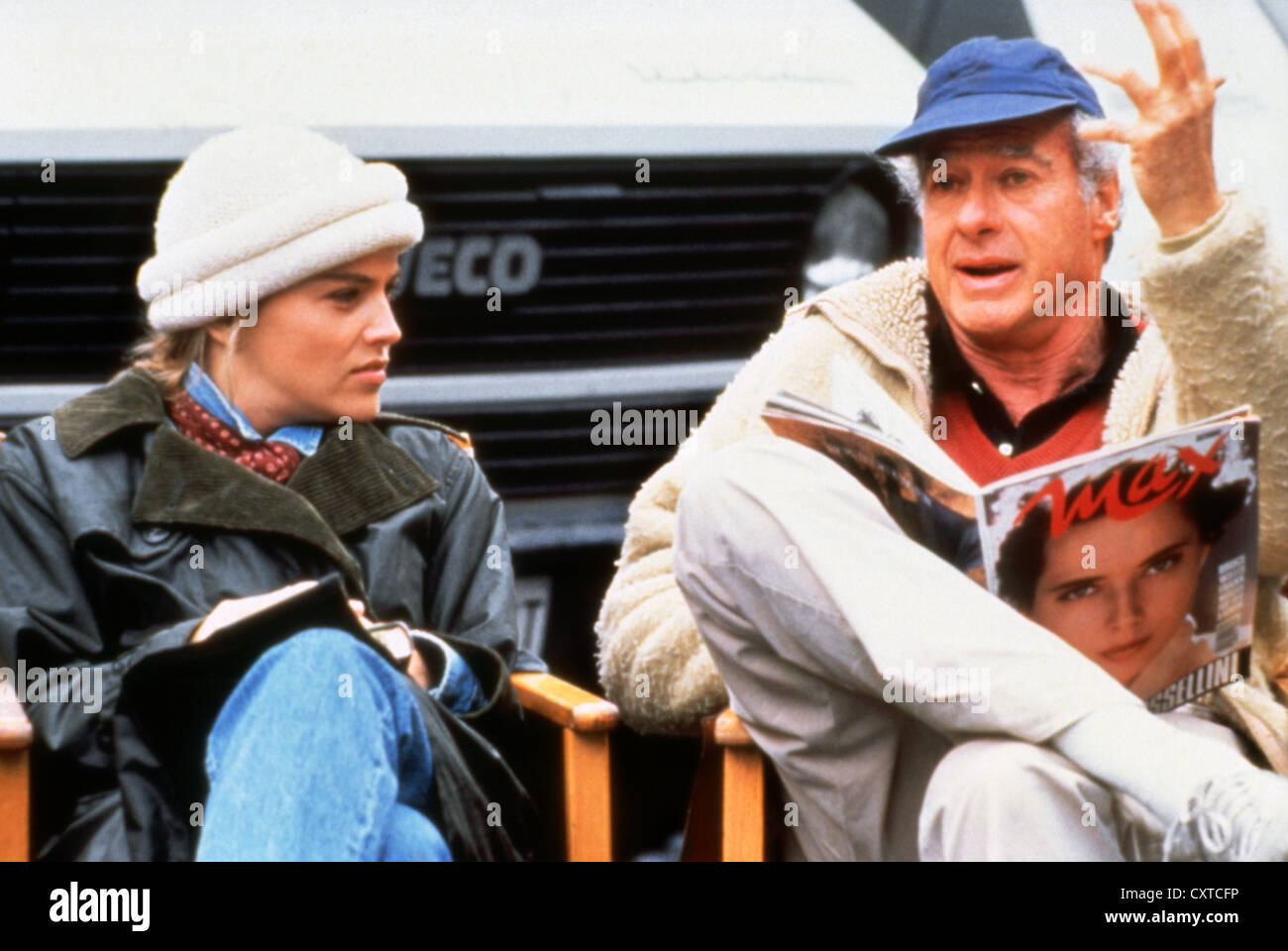 JOHN FRANKENHEIMER (directeur) sur "ANNÉE DE L'arme (1991) AVEC SHARON STONE JNFK 005 COLLECTION MOVIESTORE LTD Banque D'Images