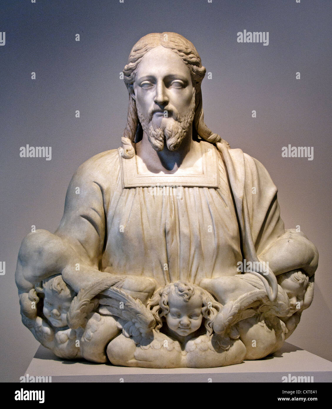 Le Christ Rédempteur du marbre de Carrare Antonio Novelli 1600 - 1662 Italien Italien Italie Florence Banque D'Images