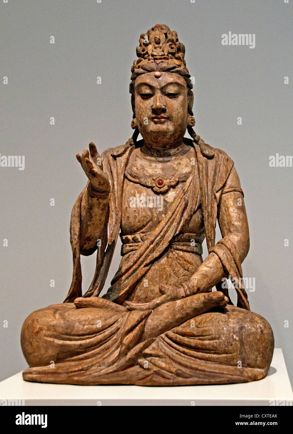 Avalokiteshvara bodhisattva Guanyin dynastie Song 10e siècle Chine Chinese Banque D'Images