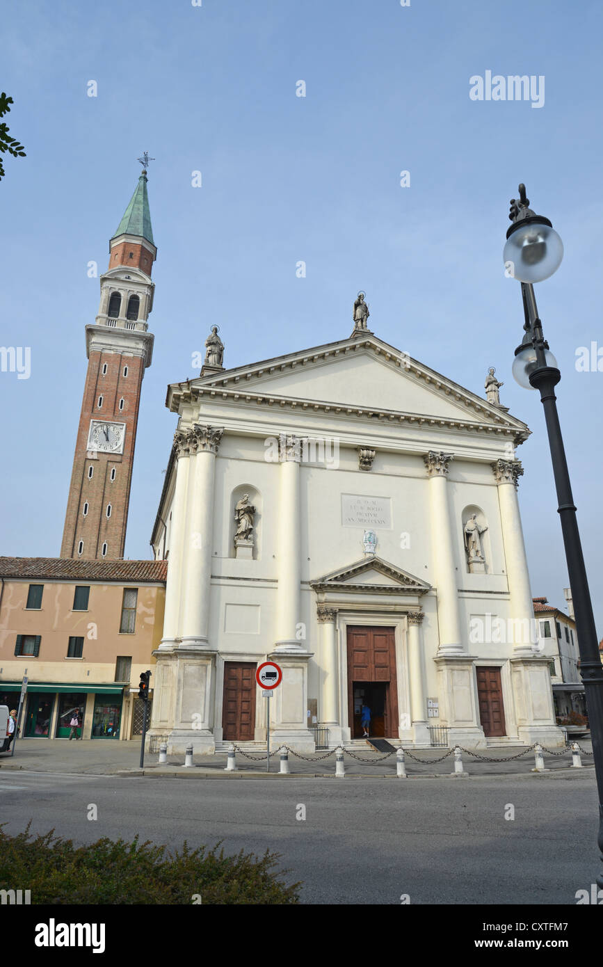 Duomo di San Rocco, Dolo, Riviera del Brenta, Province de Venise, Vénétie, Italie Banque D'Images