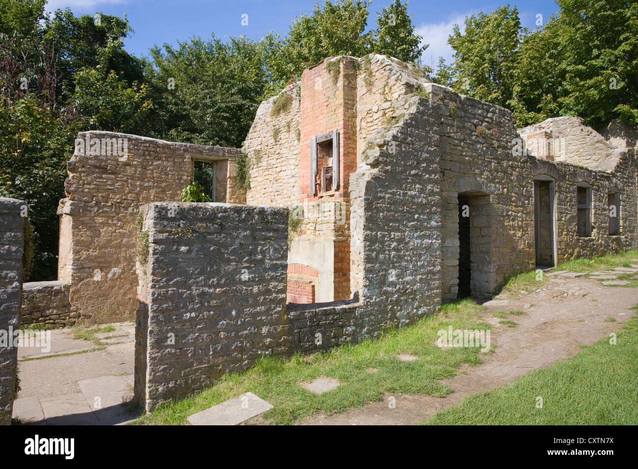 Tyneham village abandonné, Dorset Banque D'Images