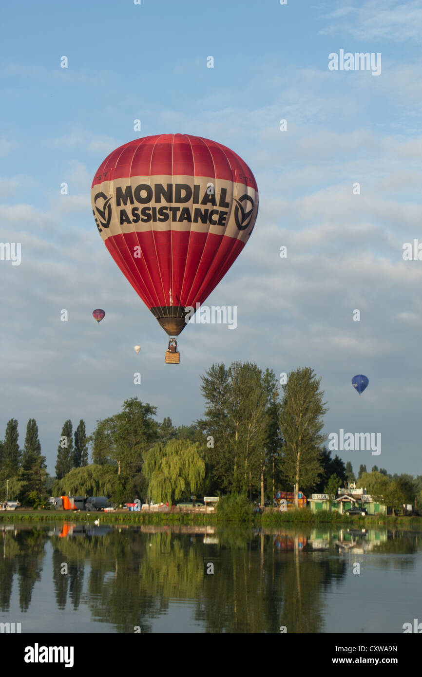Montgolfières à Northampton de montgolfières 2012 Banque D'Images