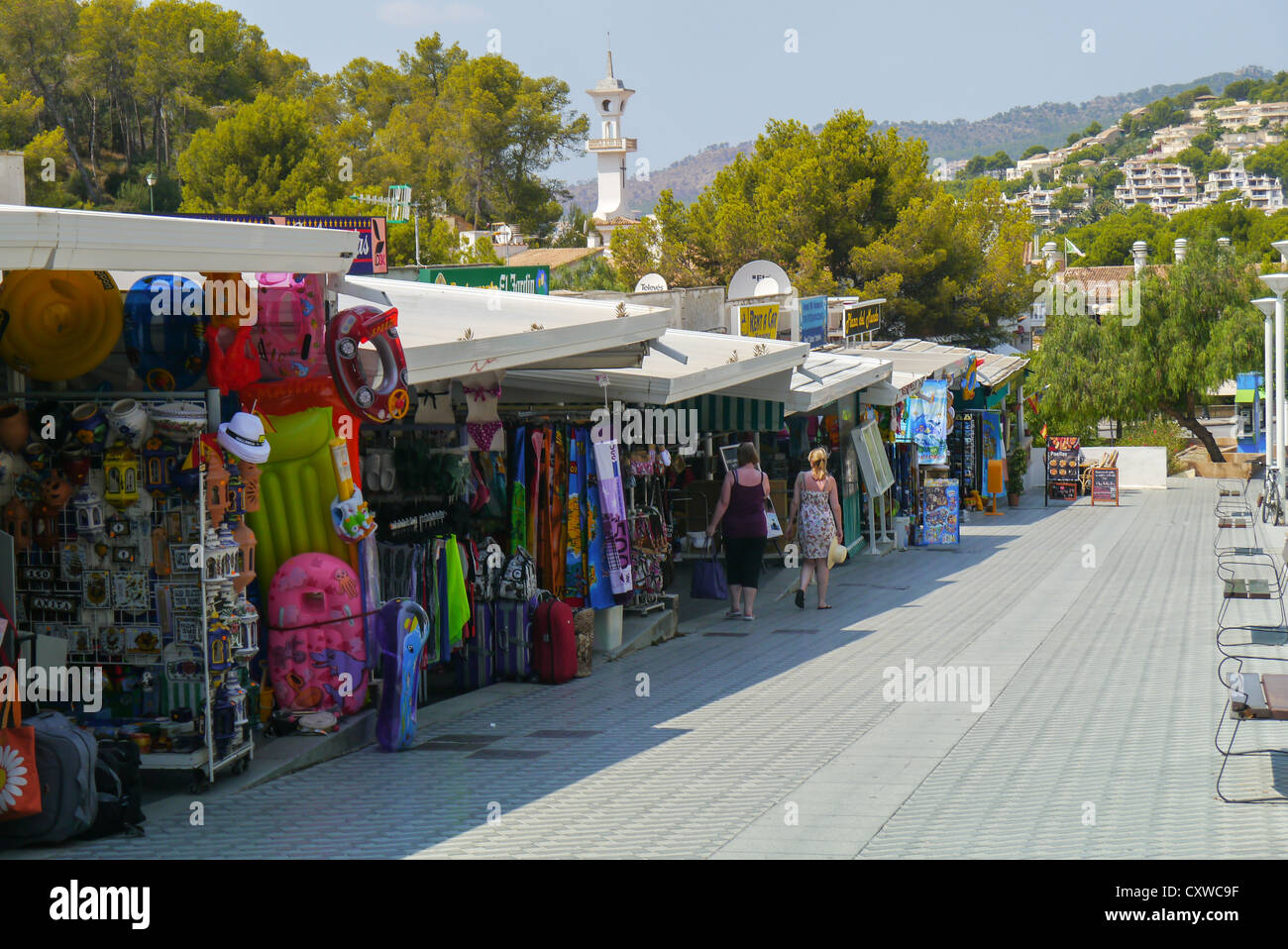 Paysage de Santa Ponsa Banque D'Images