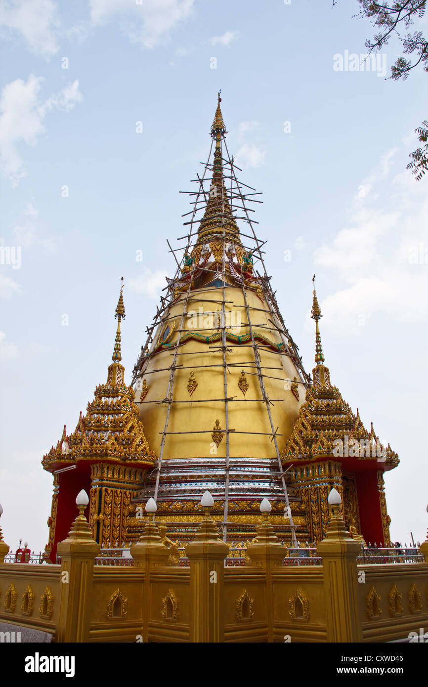 Image de la pagode de maintenance,Thailand Banque D'Images