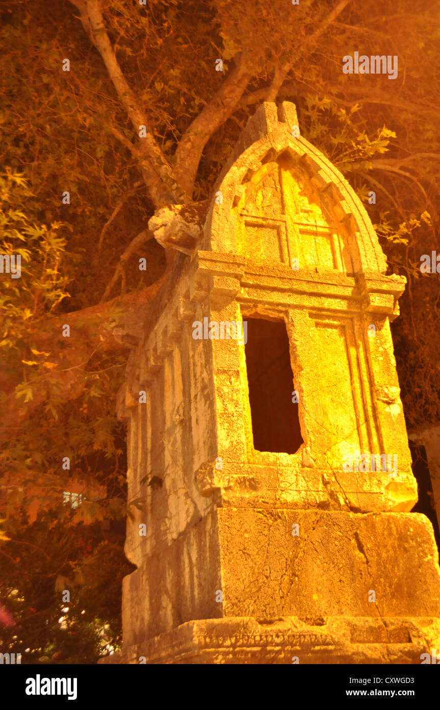 Lion's Tomb Kas Turquie Banque D'Images