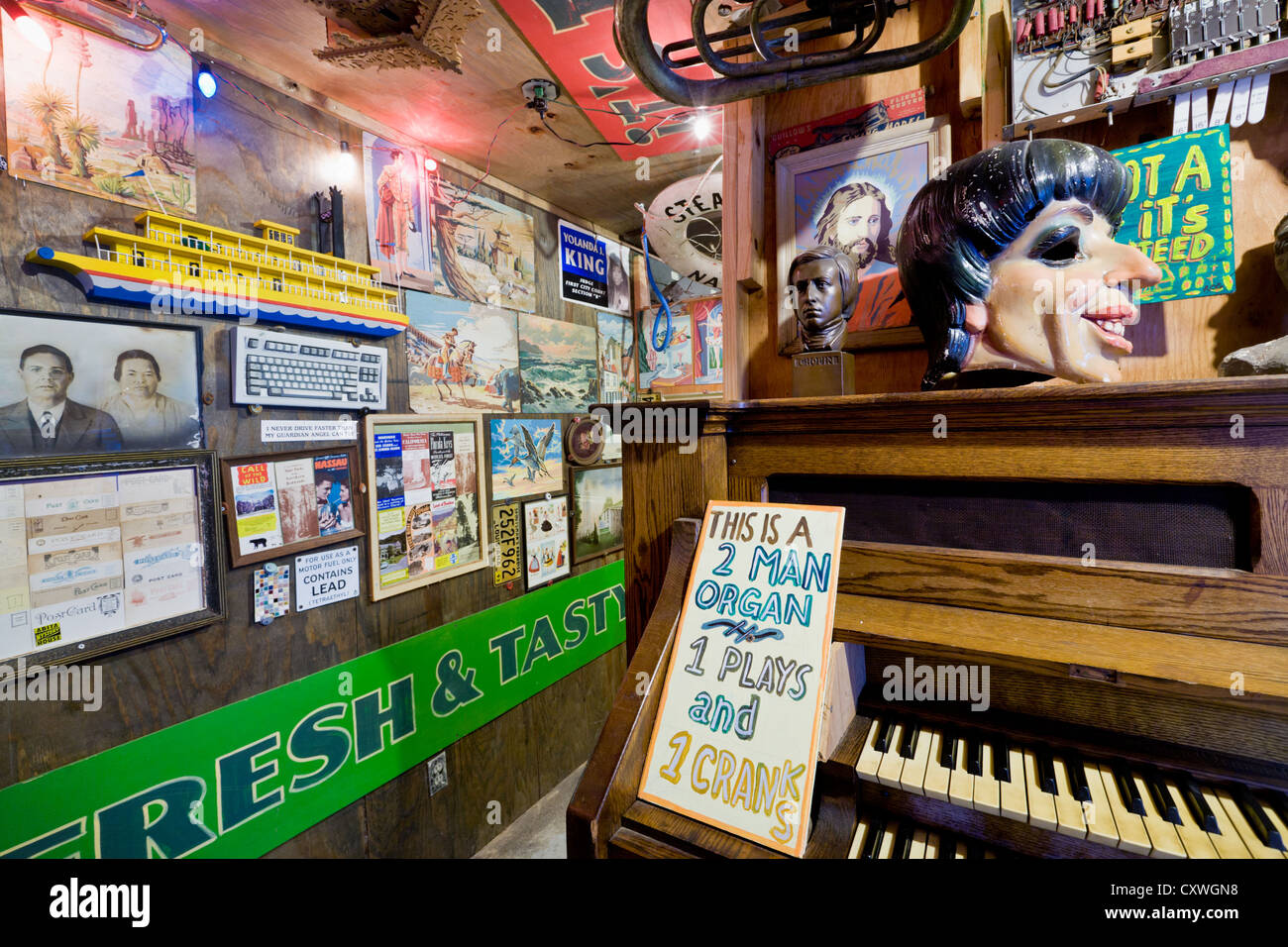 Abita Mystery House aka UCM Museum, Abita Springs, en Louisiane Banque D'Images