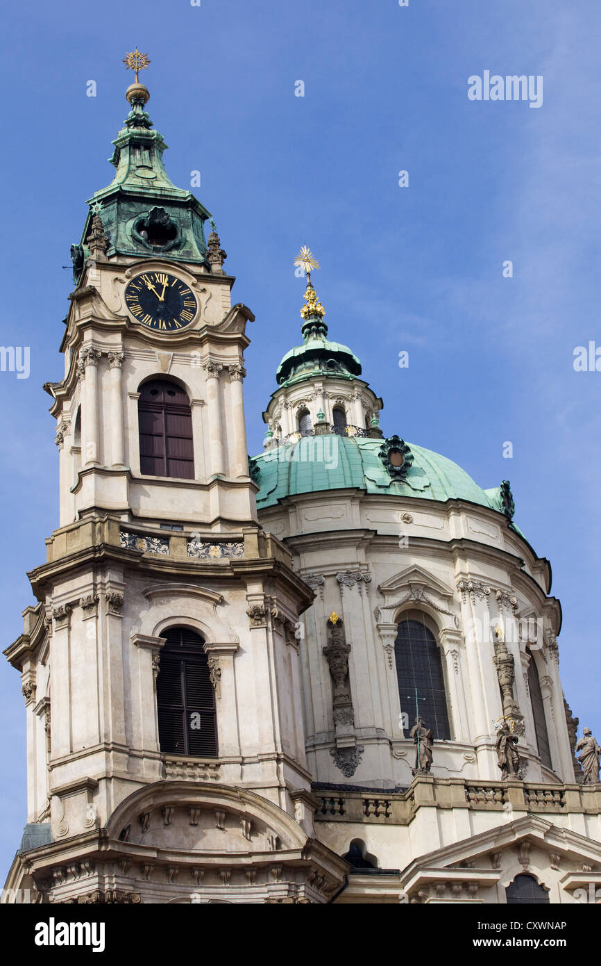 Église Saint Nicolas Place de la Vieille Ville Vieille Ville Prague 1 République Tchèque Kostel svatého Mikuláše Banque D'Images