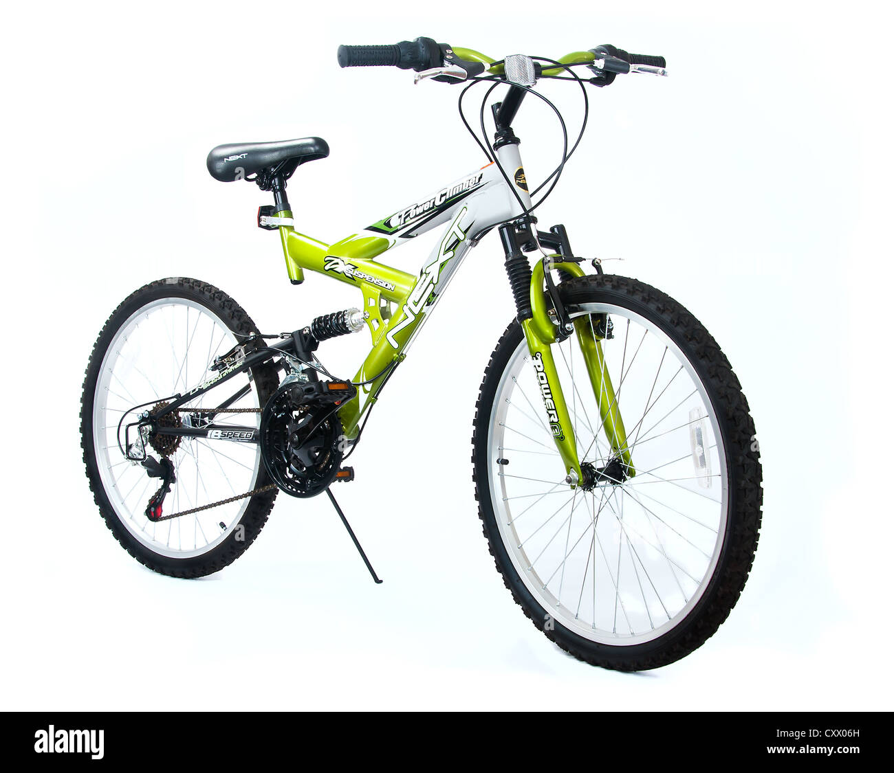 Nouveau vélo avec suspension à ressort Photo Stock - Alamy