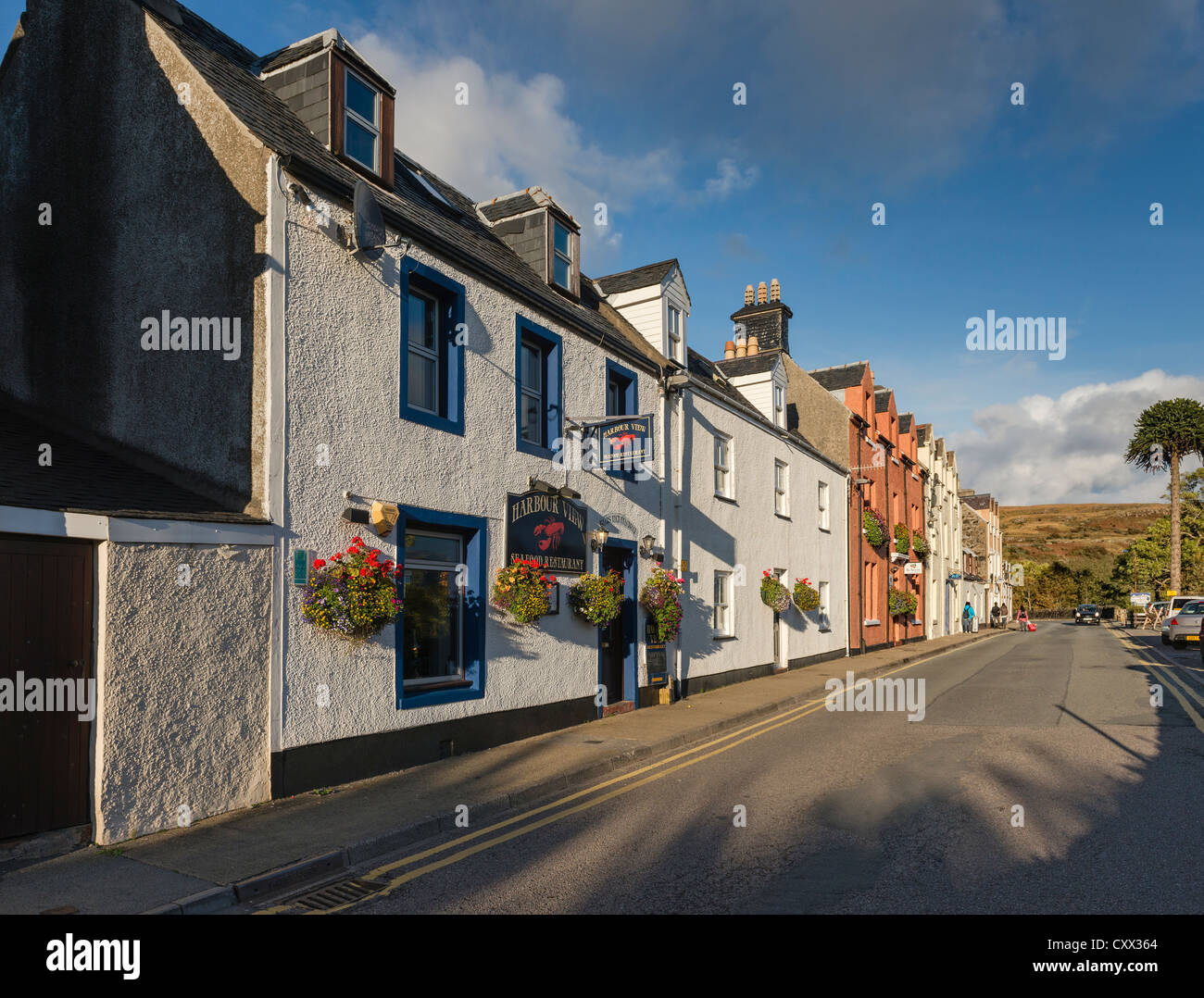 Quay Street Portree Banque D'Images