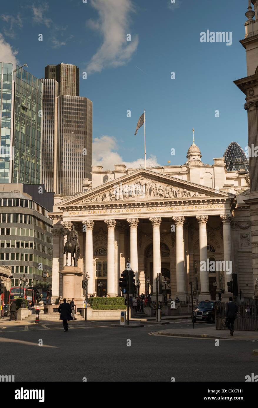 La Bourse, Londres, Angleterre Banque D'Images