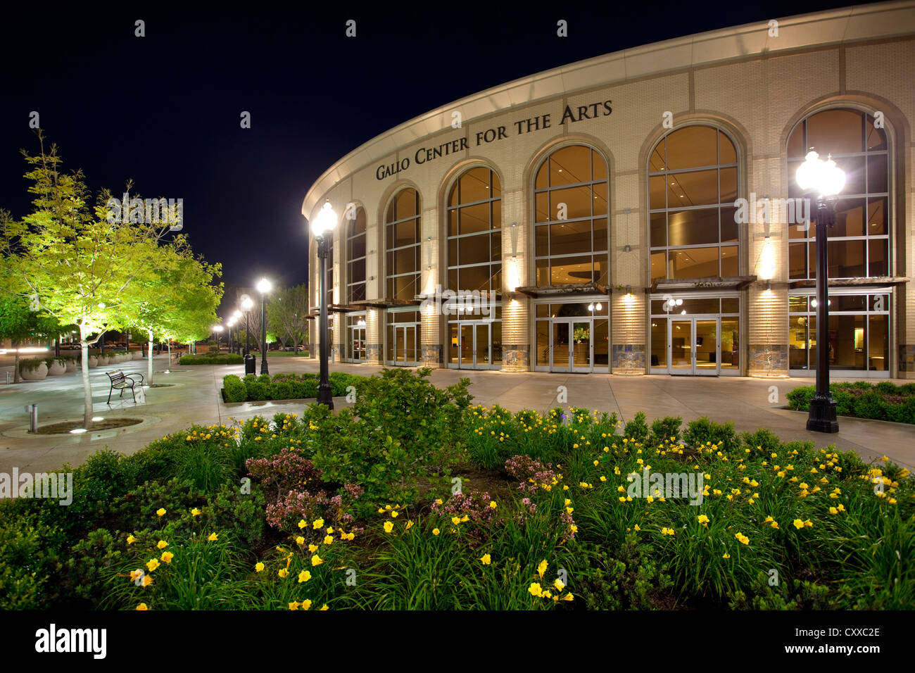 Le Gallo Center for the Arts, Modesto, en Californie. Banque D'Images
