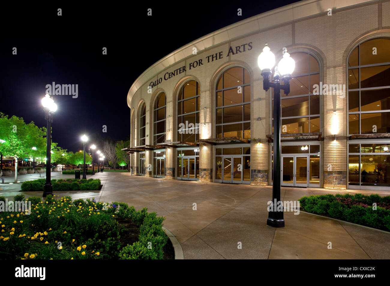 Le Gallo Center for the Arts, Modesto, en Californie. Banque D'Images