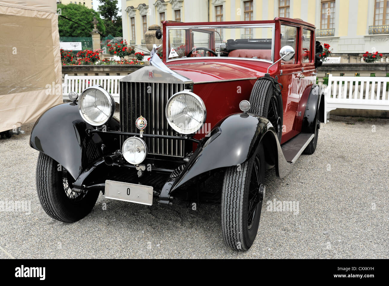 Rolls-Royce 20 HP RR Salon & Fils, rouge, construite en 1927, Retro Classics 2012 Barock rencontre, Ludwigsburg, Bade-Wurtemberg Banque D'Images