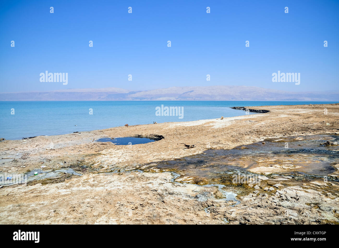 Voir les conversions de la côte de la Mer Morte Banque D'Images