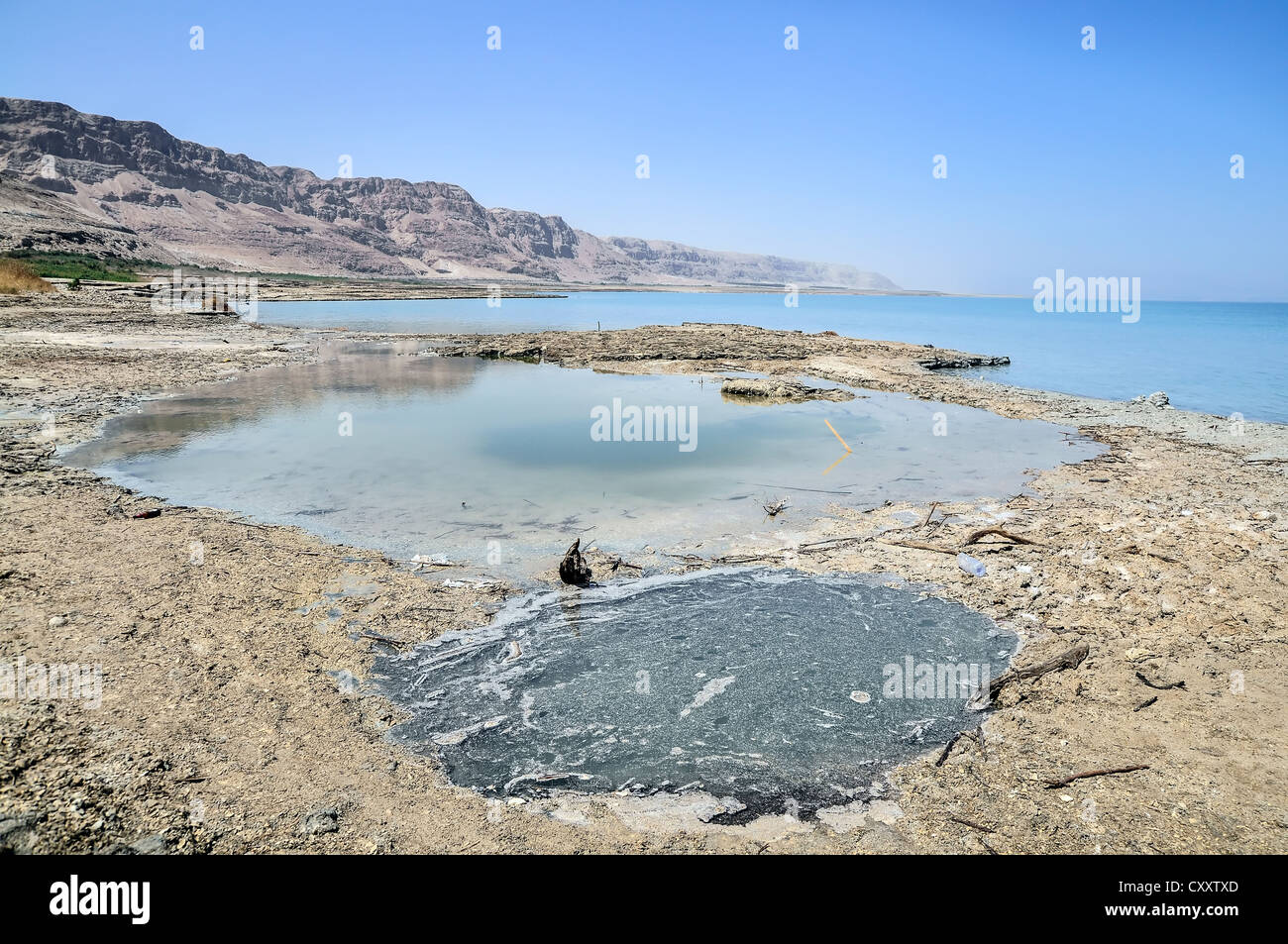 Voir les conversions de la côte de la Mer Morte Banque D'Images