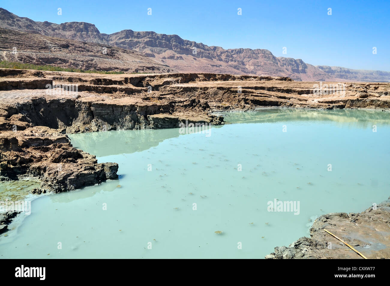 Voir les conversions de la côte de la Mer Morte Banque D'Images