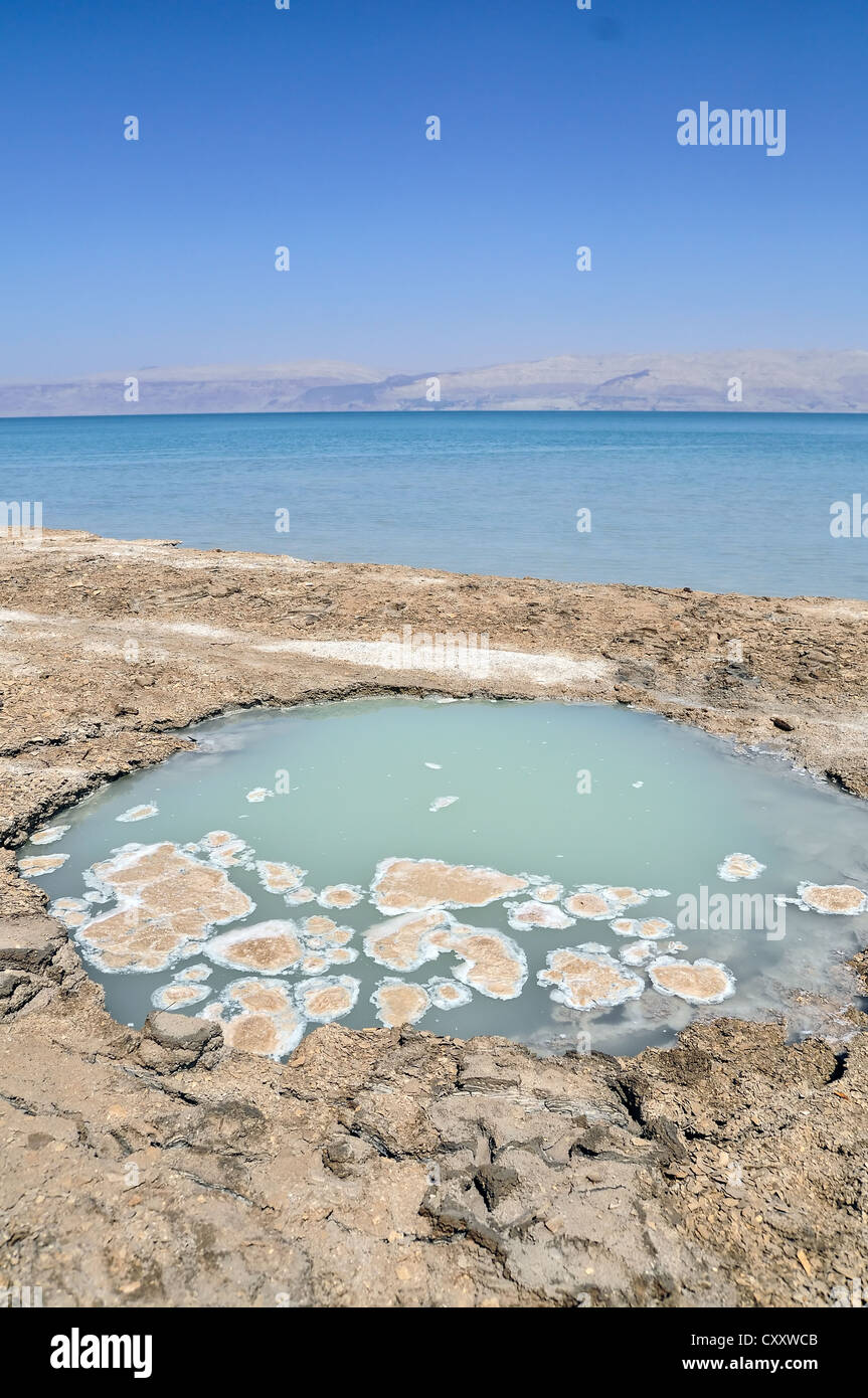 Voir les conversions de la côte de la Mer Morte Banque D'Images