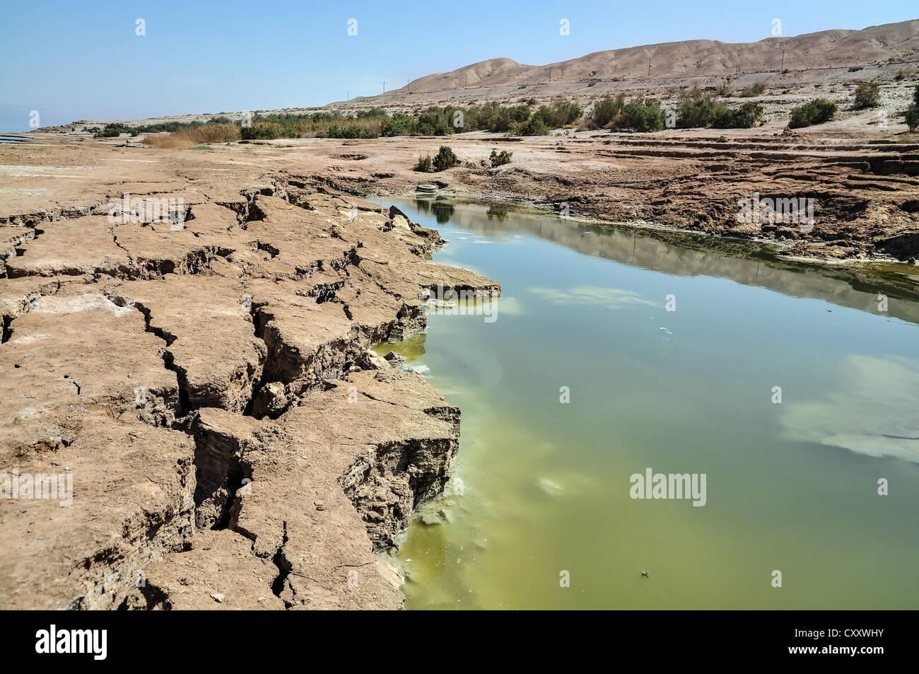 Voir les conversions de la côte de la Mer Morte Banque D'Images